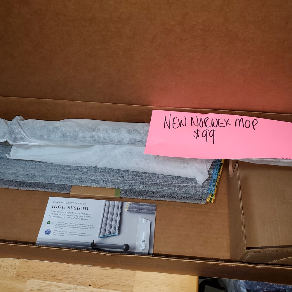 Norwex Professional Microfiber Mop System New In Box Smoke Free Home